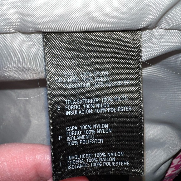 The North Face Pink Houndstooth Hyvent Jacket - Picture 15 of 16